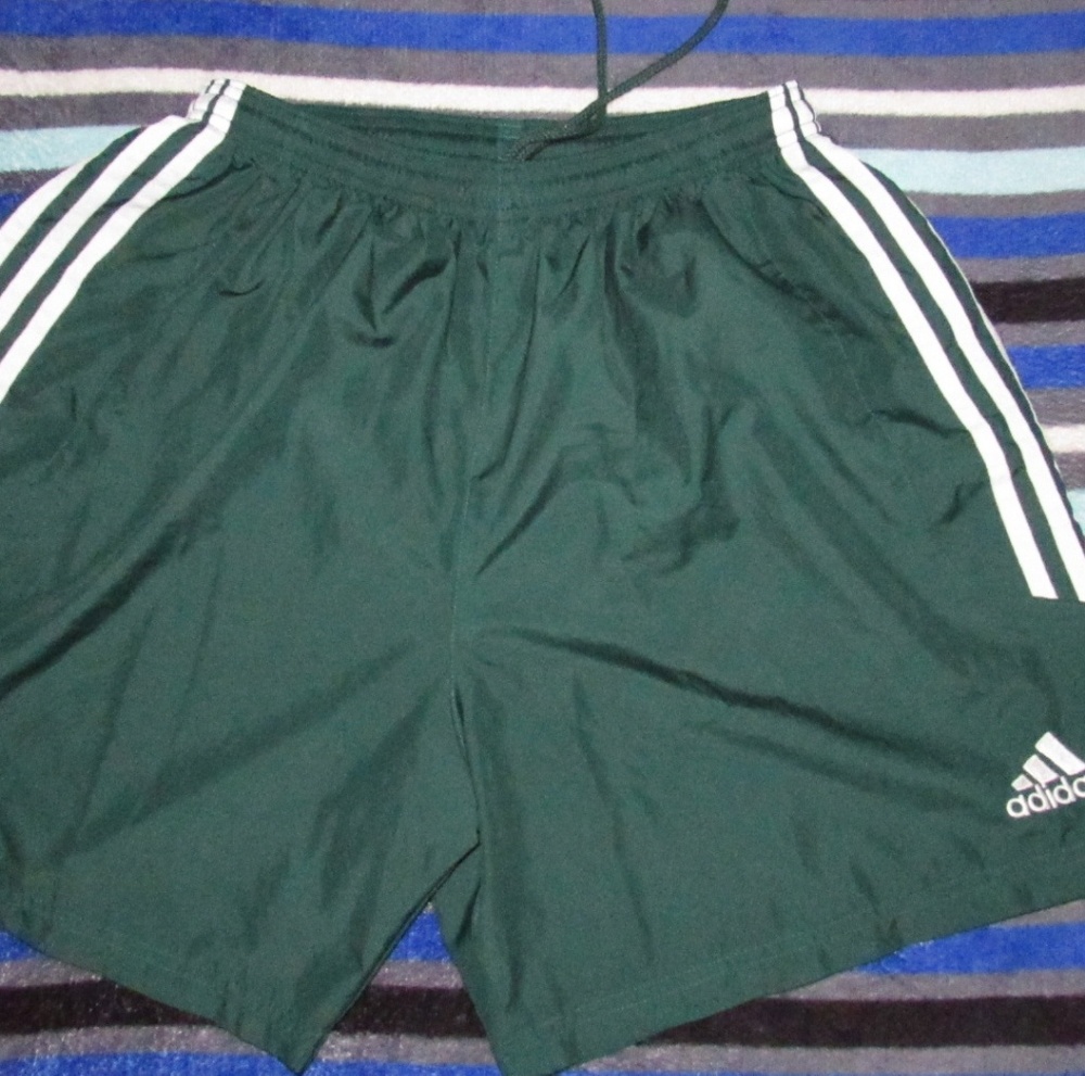 ADIDAS GREEN SHORT CLIMALITE